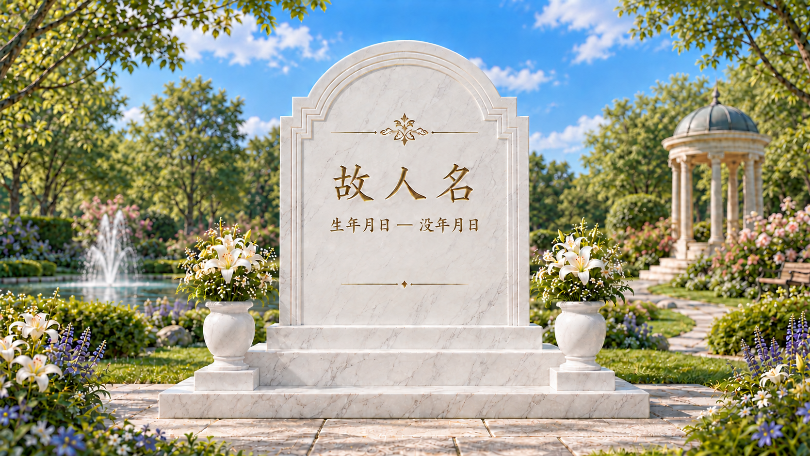 洋風墓地の見本