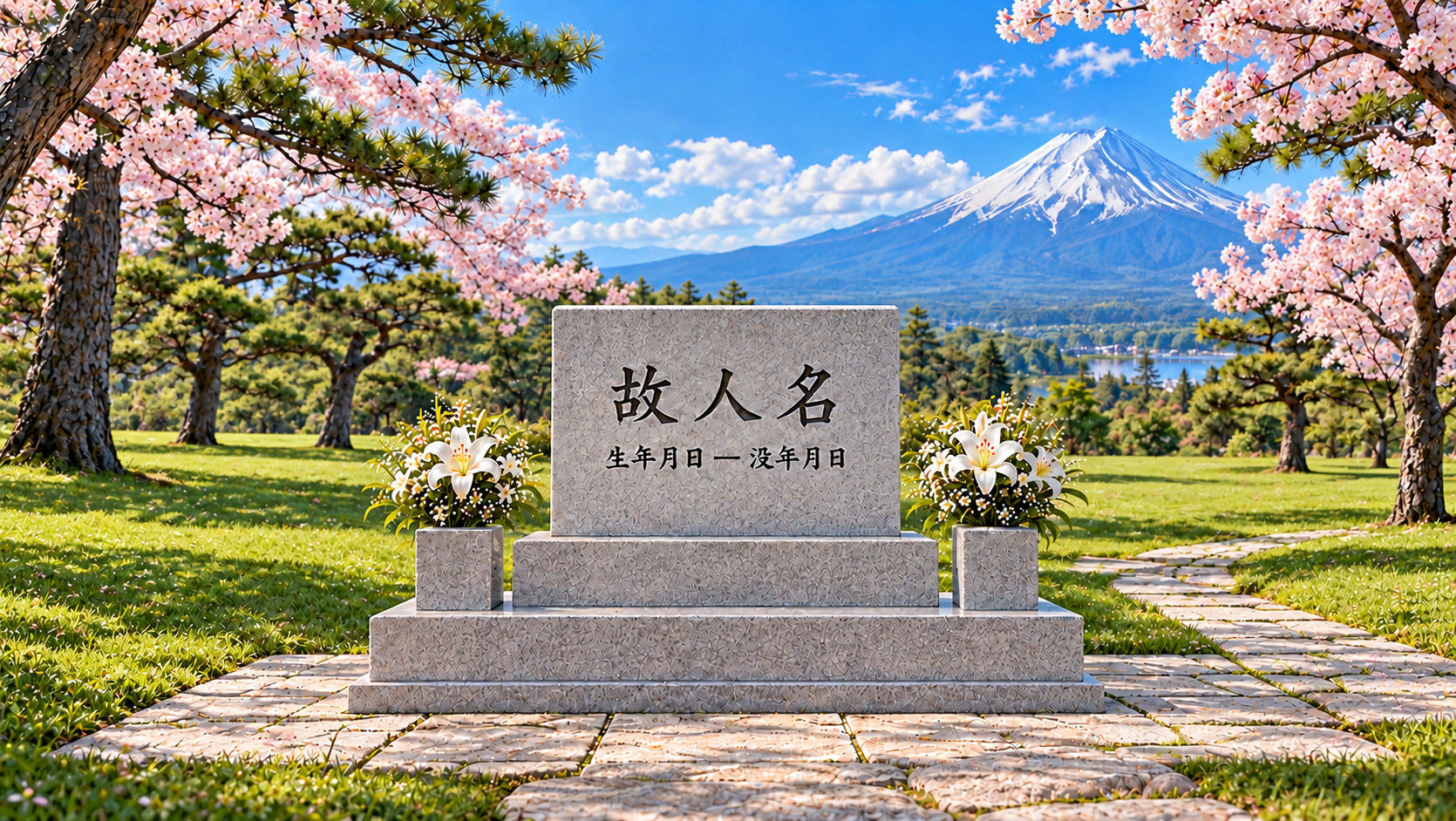 自然公園型墓地の見本
